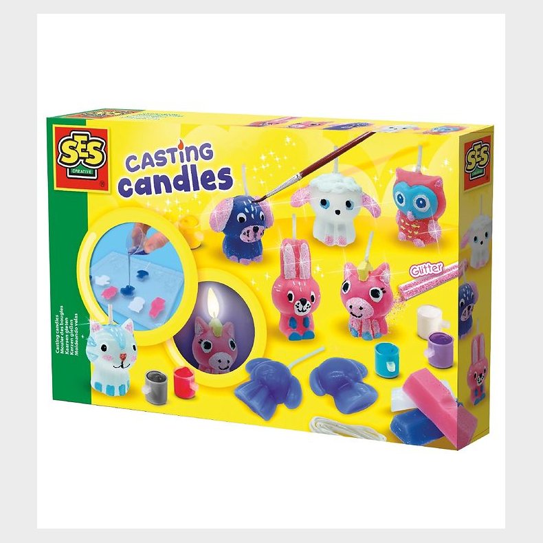 SES Creative Stb Stearinlys m. Maling