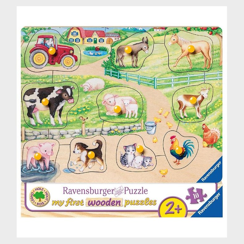 Ravensburger Tr Puslespil - My First - Bondegrd