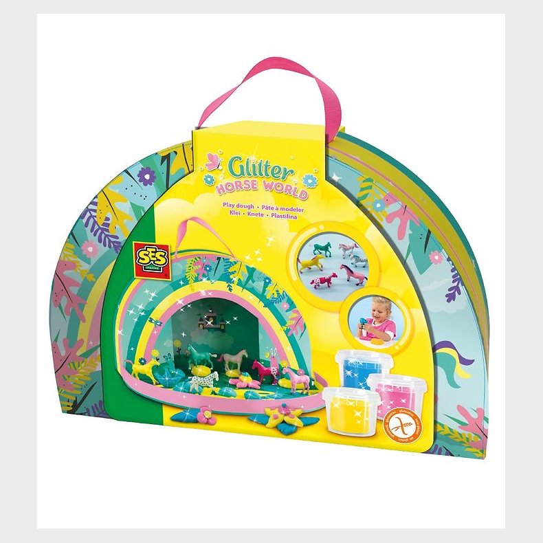 SES Creative Legeske m. Modellervoks og Heste