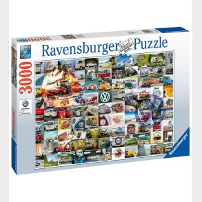 Ravensburger Puslespil - 3000 Brikker - VW Bulli Moments