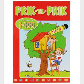 Forlaget Bolden Aktivitetsbog - Prik til Prik 1-100 - Dansk
