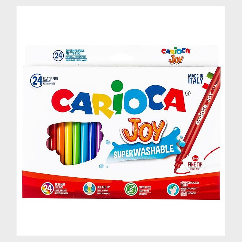 Carioca Joy Tuscher - 24 stk - Multifarvet