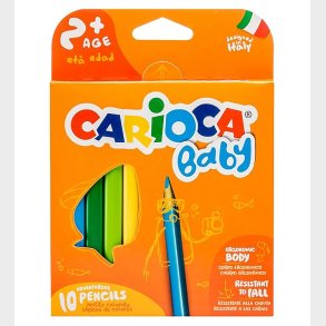 Carioca Baby Farveblyanter - 10 stk - Multifarvet