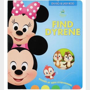 Karrusel Forlag Bog - Kig Og Lr - Find Dyrene - Dansk