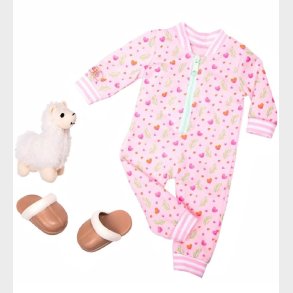 Our Generation Dukketj - Pyjamas m. Lama