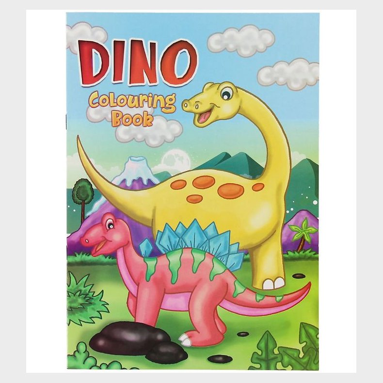 Malebog - Dino Colouring Book - 16 Sider