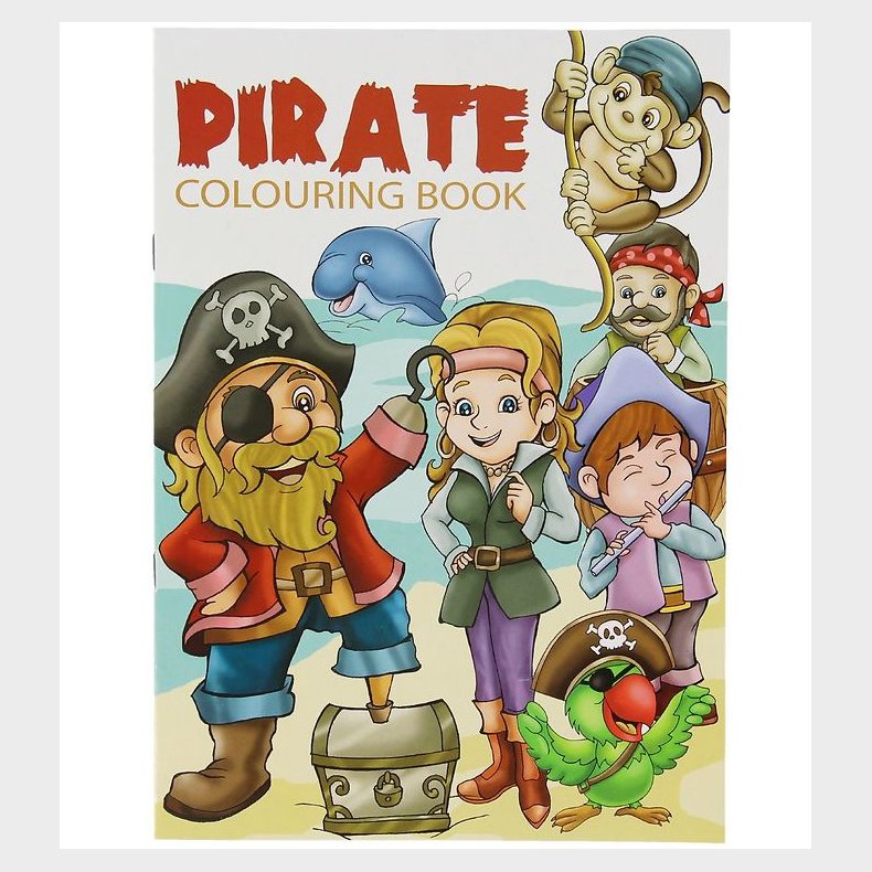 Malebog - Pirate Colouring Book - 16 Sider