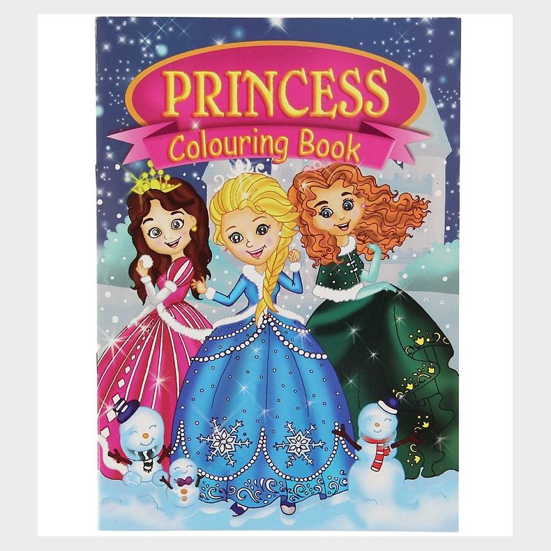 Malebog - Princess Colouring Book - 16 Sider