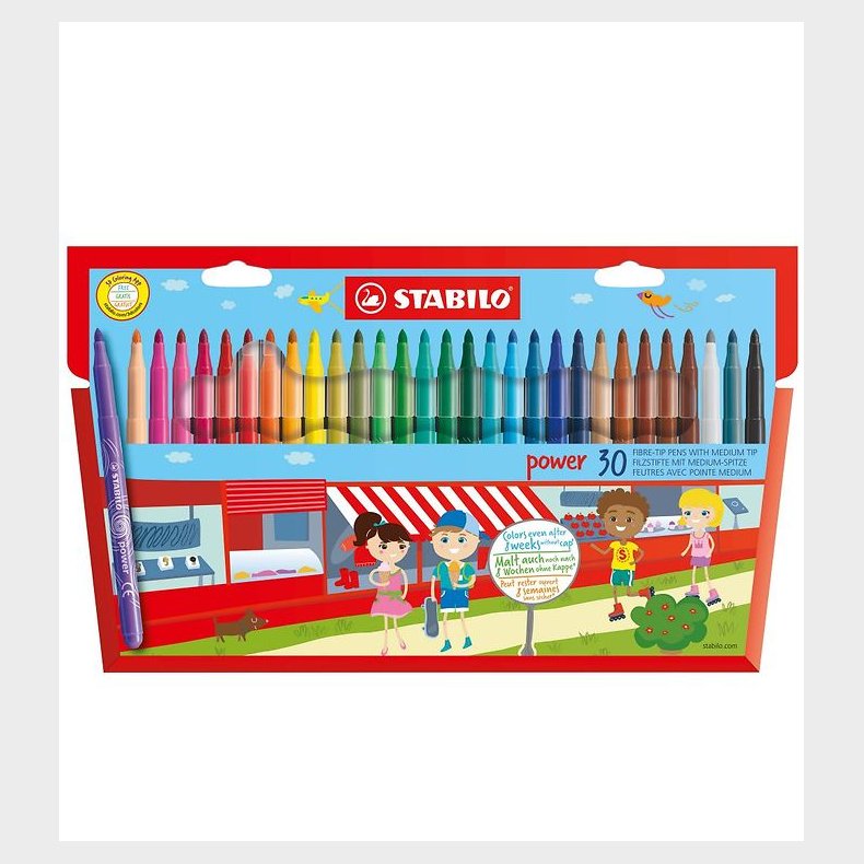 Stabilo Tuscher - Power - 30 stk. - Multifarvet
