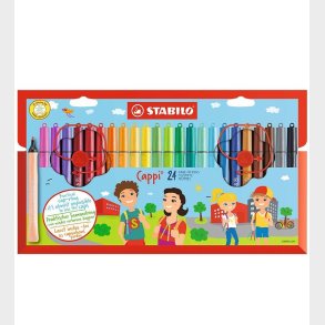 Stabilo Tuscher - Cappi - 24 stk. - Multifarvet