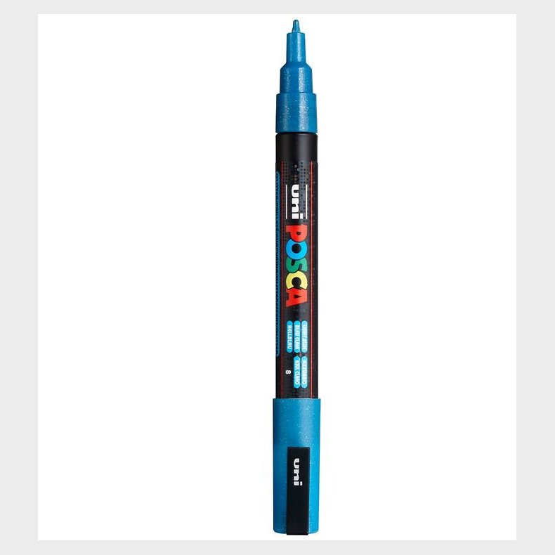 Posca Tusch - PC-3ML - Lysebl m. Glimmer