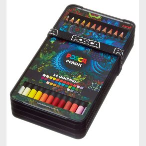 Posca Farveblyanter - 36 stk. - Multifarvet
