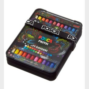 Posca Fedtfarver - 24 stk. - Multifarvet