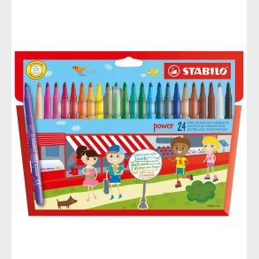 Stabilo Tuscher - Power - 24 stk. - Multifarvet
