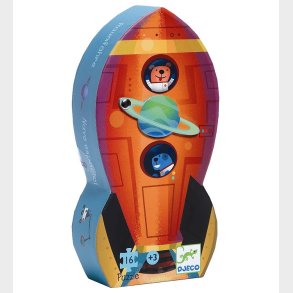 Djeco Puslespil - 16 Brikker - Rumskib