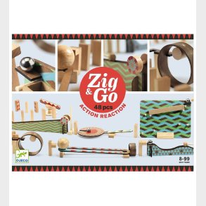 Djeco Kuglebane - 48 dele - Zig & Go - Tr