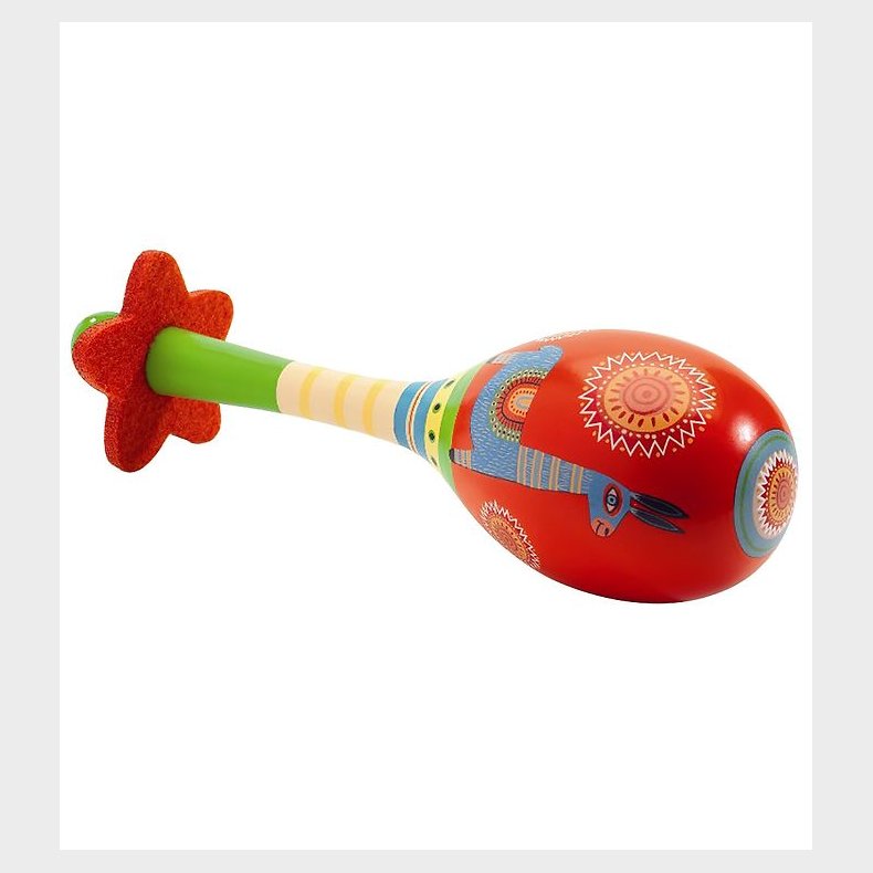 Djeco Maraca - 17 cm - Rd