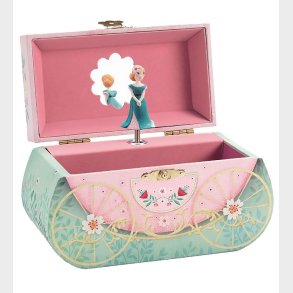 Djeco Smykkeskrin m. Musik - 14x17x8 cm - Kretur