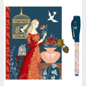 Djeco Dagbog m. Ls & Magisk Pen - Lisa