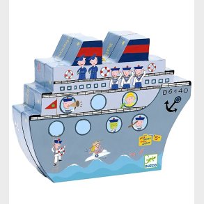 Djeco Spil - Magnetisk - Snke Slagskibe