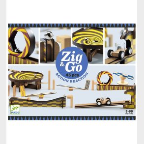 Djeco Kuglebane - 45 dele - Zig & Go - Tr