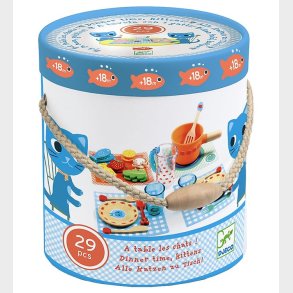 Djeco Legemad - 29 Dele - Spisetid, Katte