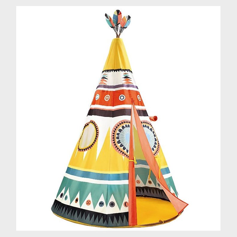 Djeco Tipi - 164x110 cm - Multifarvet