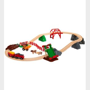 BRIO Bondegrdsst - 30 Dele - Gul/Grn 33984