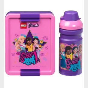 LEGO Storage Madkasse/Drikkedunk - Friends - Lilla/Rosa