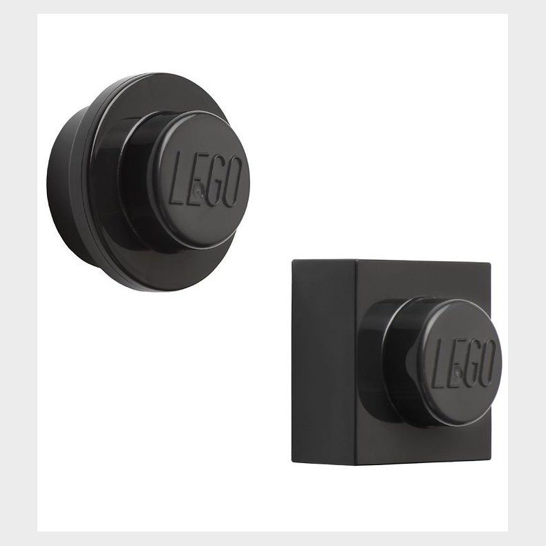 LEGO Storage Magneter - 2 stk - Sort