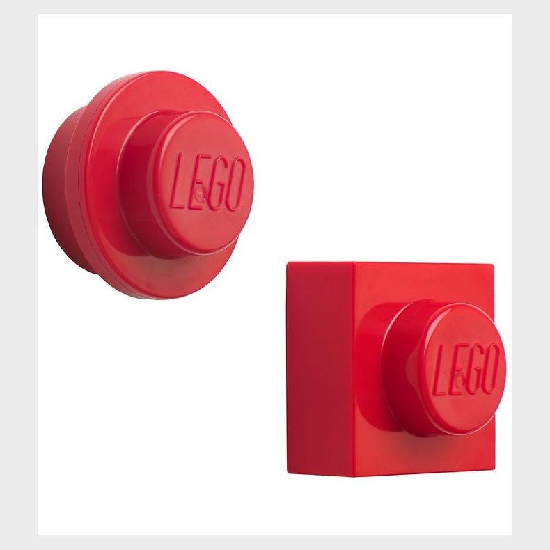 LEGO Storage Magneter - 2 stk - R�d