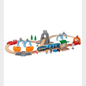 BRIO Togbane - Action Tunnel Travel Set - 37 Dele 33972