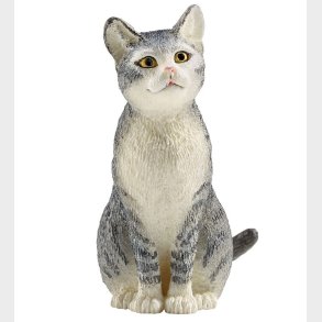 Schleich Dyr - Siddende Kat - H: 4,5 cm 13771