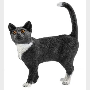 Schleich Dyr - Sort Kat - H: 6 cm 13770
