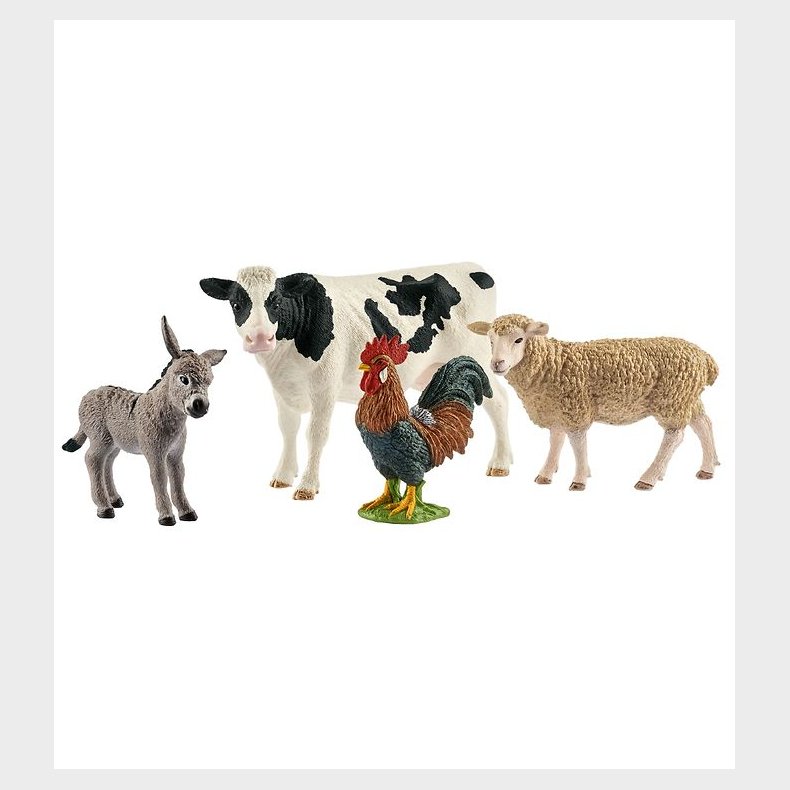 Schleich Farm World - 4 stk - 7,5 cm - Starterst 42385