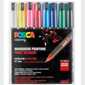 Posca Tuscher - PC-1MR - 8 stk. - Multifarvet