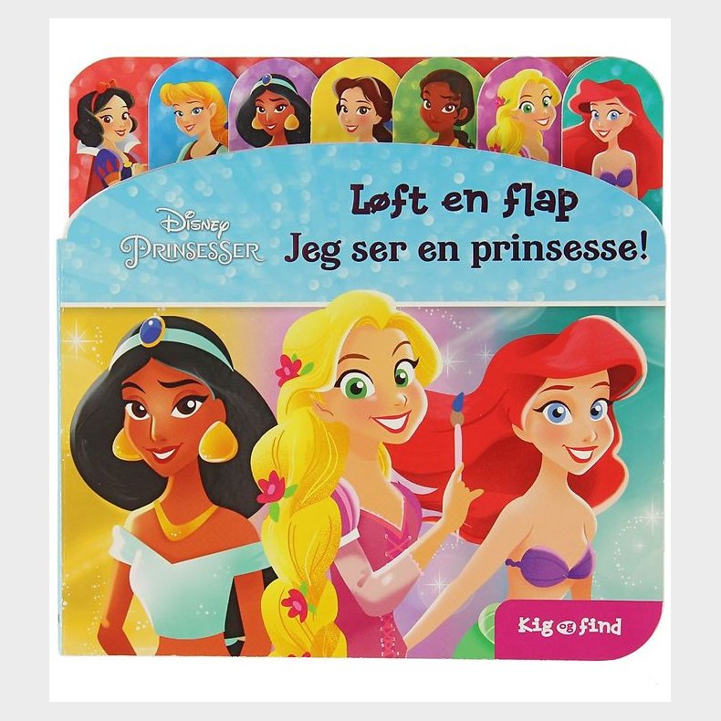 Karrusel Forlag Flapbog - Kig og Find - Disney Prinsesser - DA