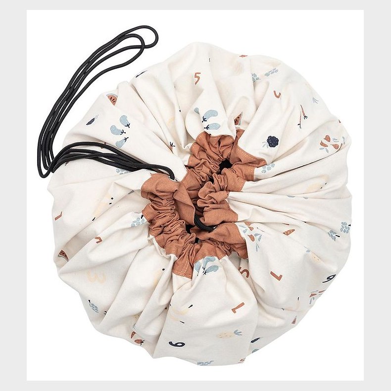 Play&Go Legetjstppe - : 140 cm - Veggie Numbers