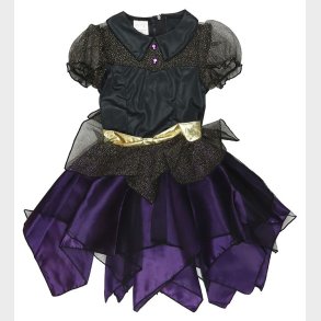 Den Goda Fen Udkldning - Heksekjole m. Heksehat- Sort/Lilla