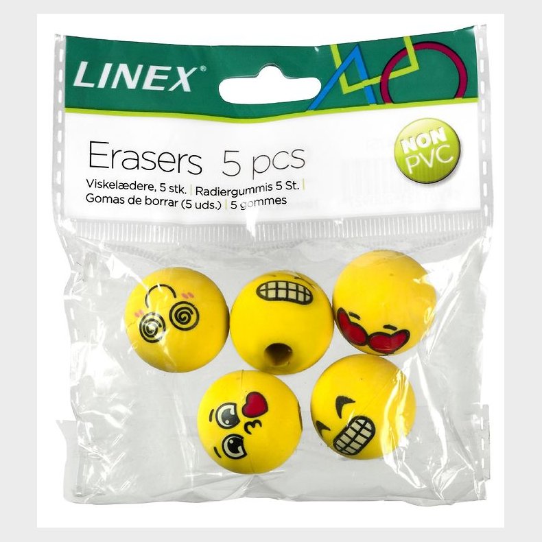 Linex Viskelder - 5 stk. - Emojis