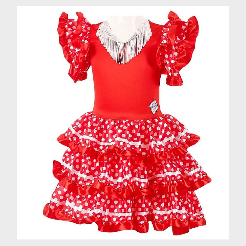 Souza Udkldning - Kjole - Marisol - Rd/Hvid