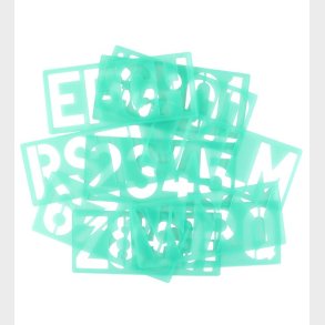 Linex Skriftsskabelon St - 10 stk. - Grn