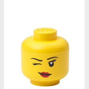 LEGO Storage Opbevaringsboks - Mini - Hoved - 12 cm - Blinke