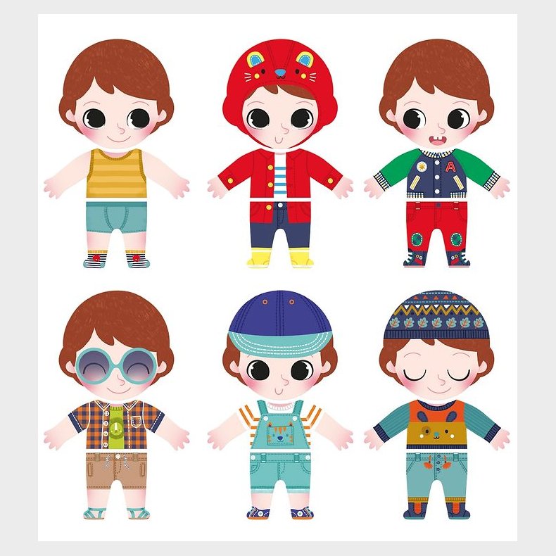 Vilac Puslespil - Pkldningsdukker - Sacha