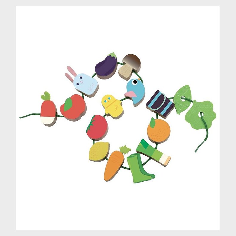 Vilac Trperler - 14 Dele - Grntsager