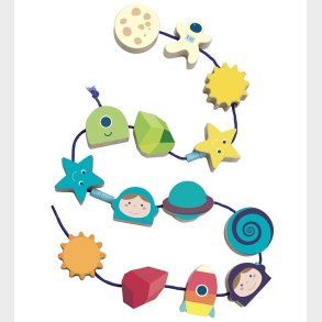 Vilac Trperler - 14 Dele - Rummet & Stjernerne