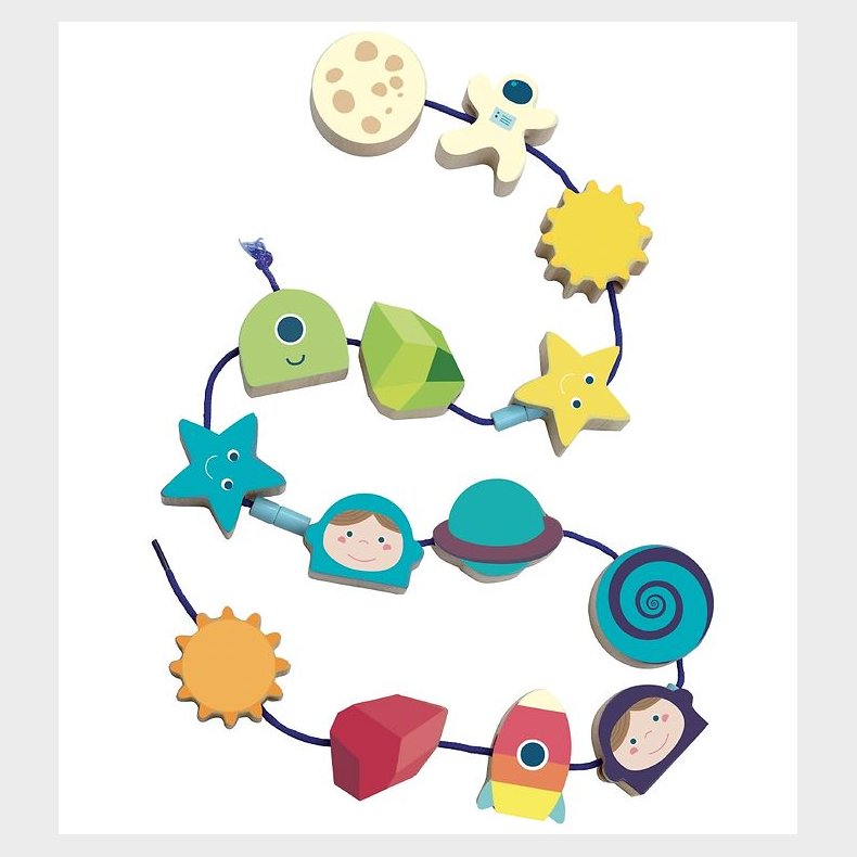 Vilac Trperler - 14 Dele - Rummet &amp; Stjernerne