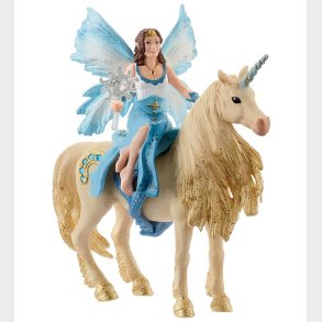 Schleich Bayala - 12 x 14 cm - Eyela m. Gylden Enhjrning 42508