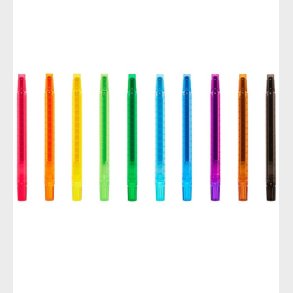 Ooly Farveblyanter - Yummy-Yummy - 10-pak - Multifarvet m. Duft