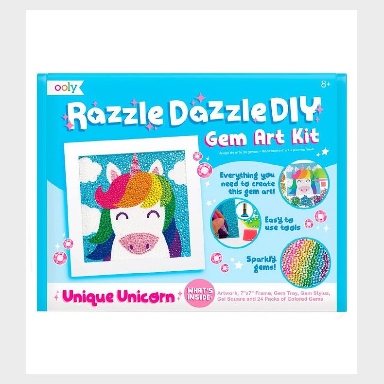 Ooly Diamanttegning - Razzla Dazzle - Unique Unicorn